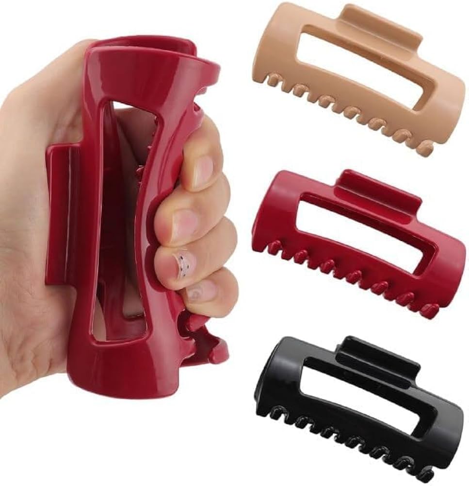 Hair Soft Silicone Cloud Claw Clip (Pack of 2)