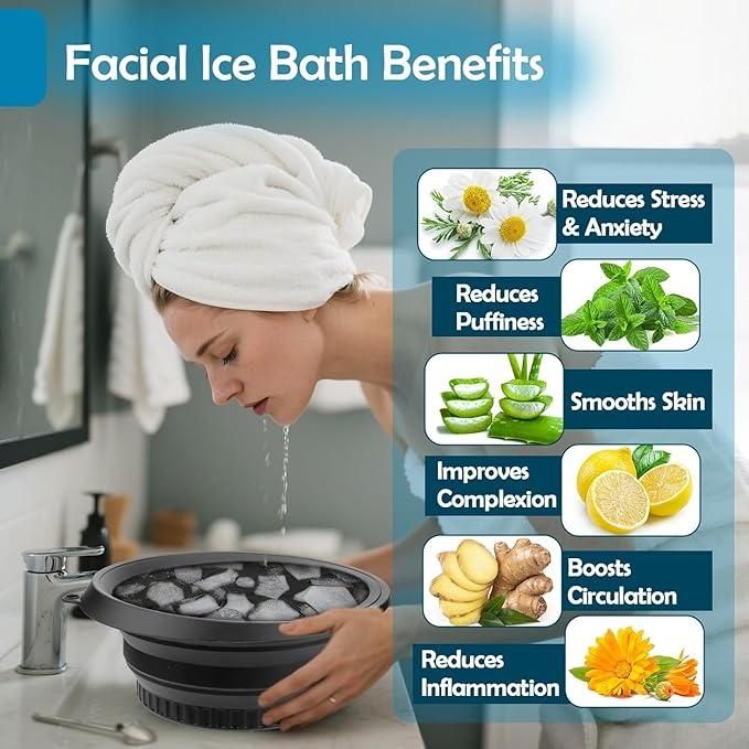 Foldable Ice Facial Bowl