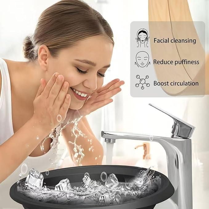 Foldable Ice Facial Bowl