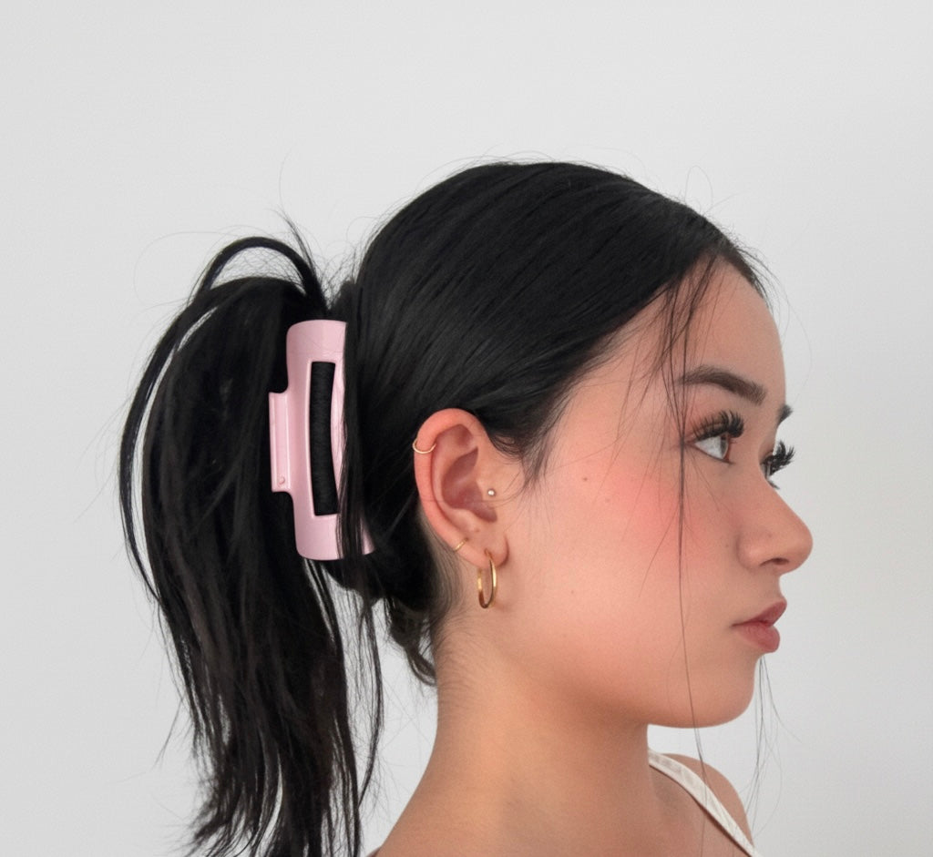 Hair Soft Silicone Cloud Claw Clip (Pack of 2)