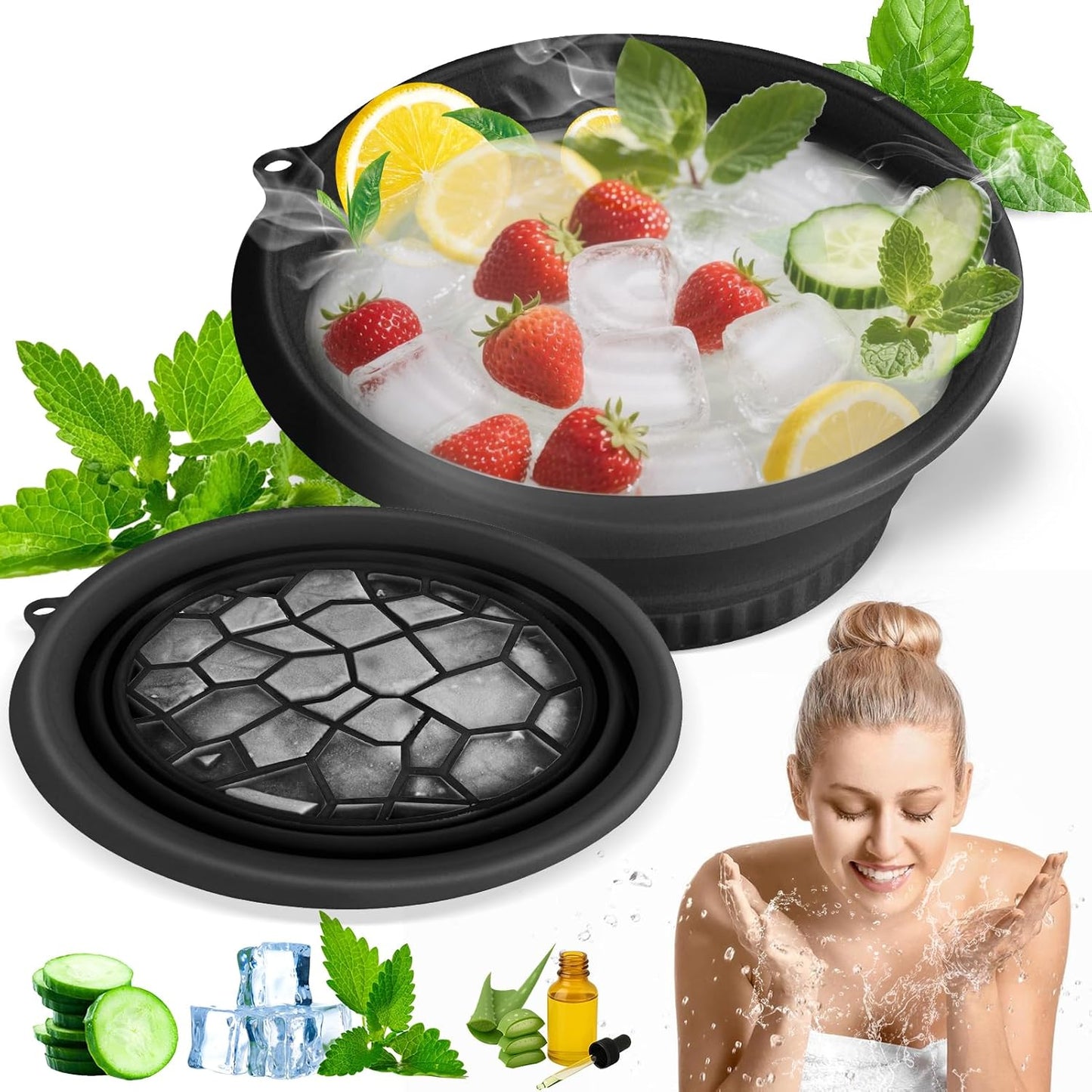Foldable Ice Facial Bowl